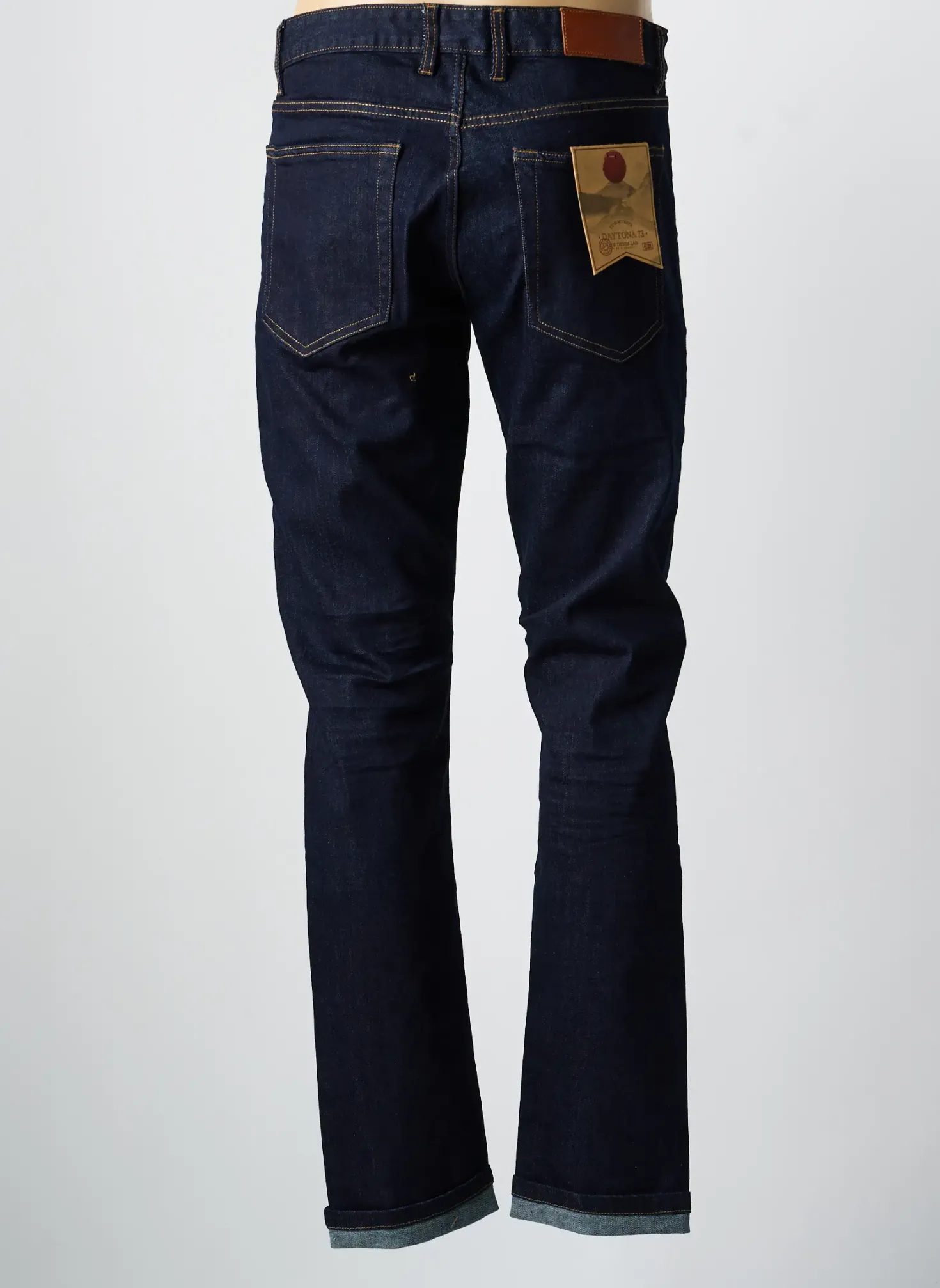 Jeans Coupe Slim Daytona Bleu Taille Normale