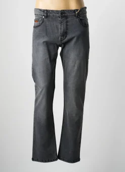Jeans Coupe Slim Daytona Gris Taille Normale