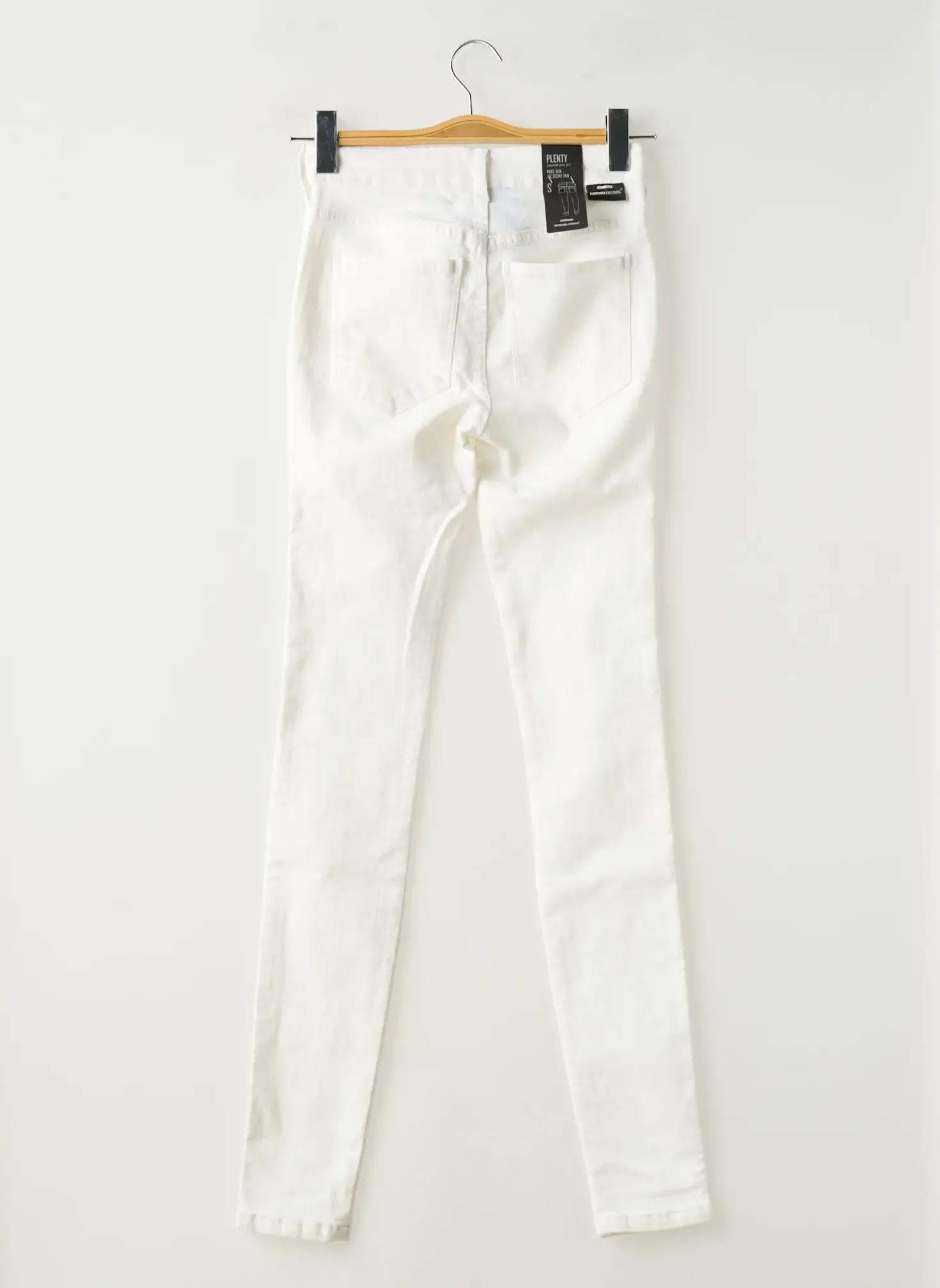 Jeans Coupe Slim Dr Denim Blanc Taille Normale