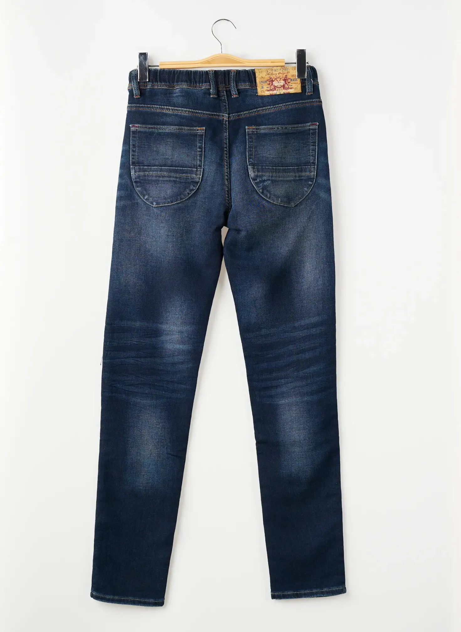 Jeans Coupe Slim Dstrezzed Bleu Taille Normale