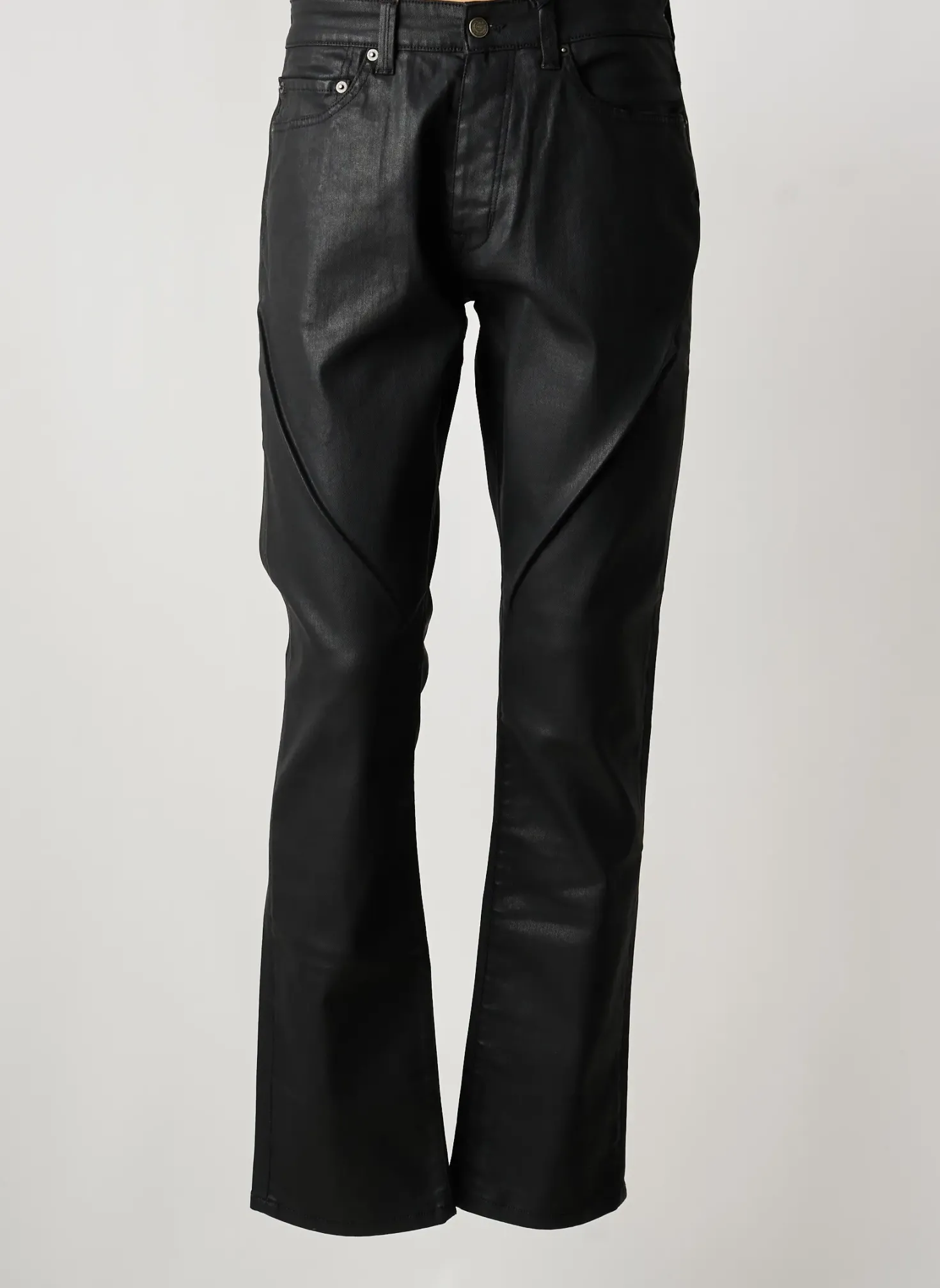 Jeans Coupe Slim Eden Park Noir Taille Normale