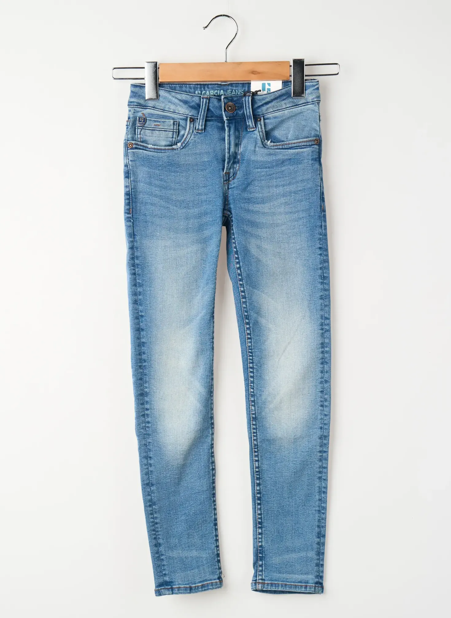 Jeans Coupe Slim Garcia Bleu