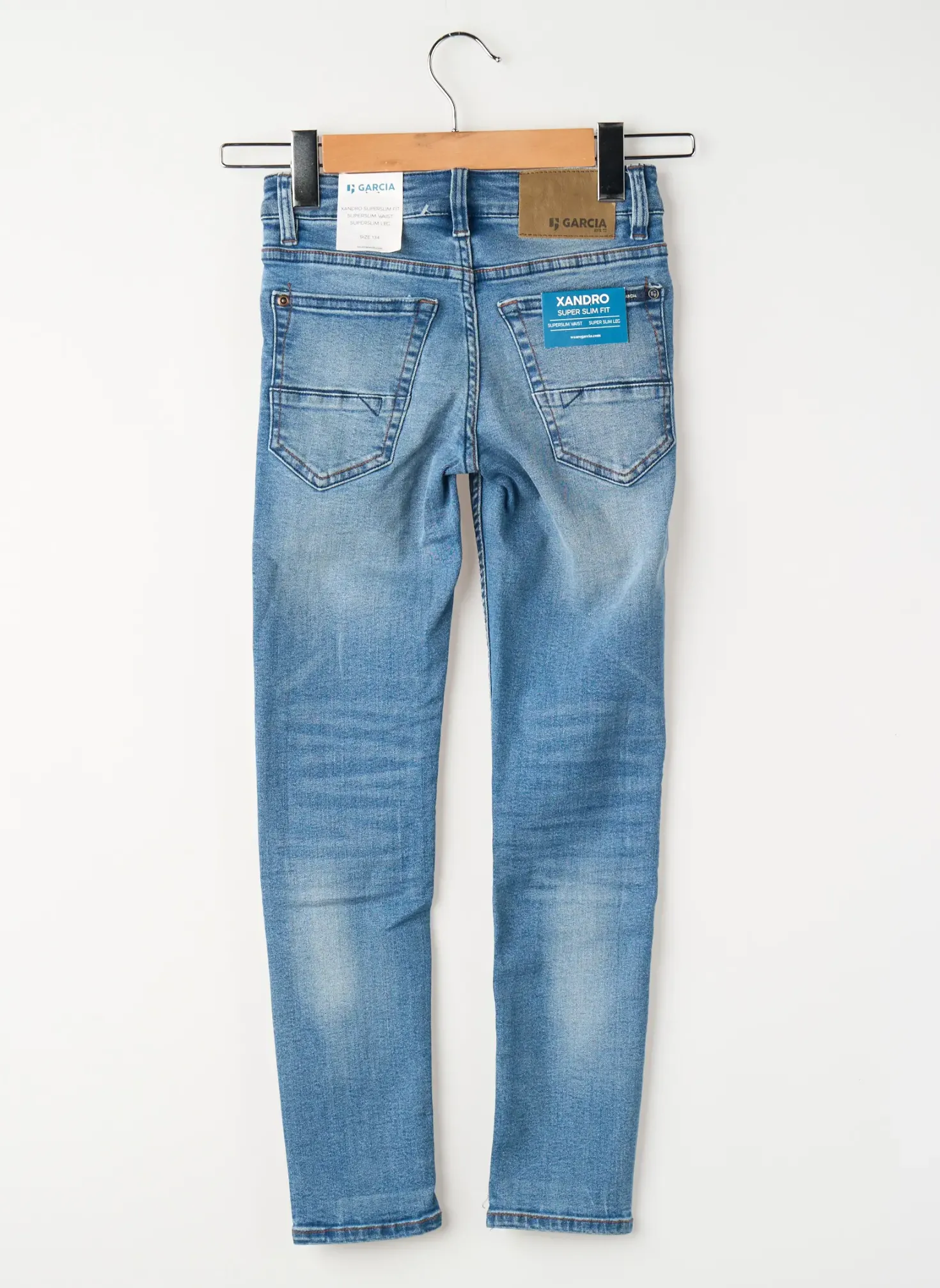 Jeans Coupe Slim Garcia Bleu