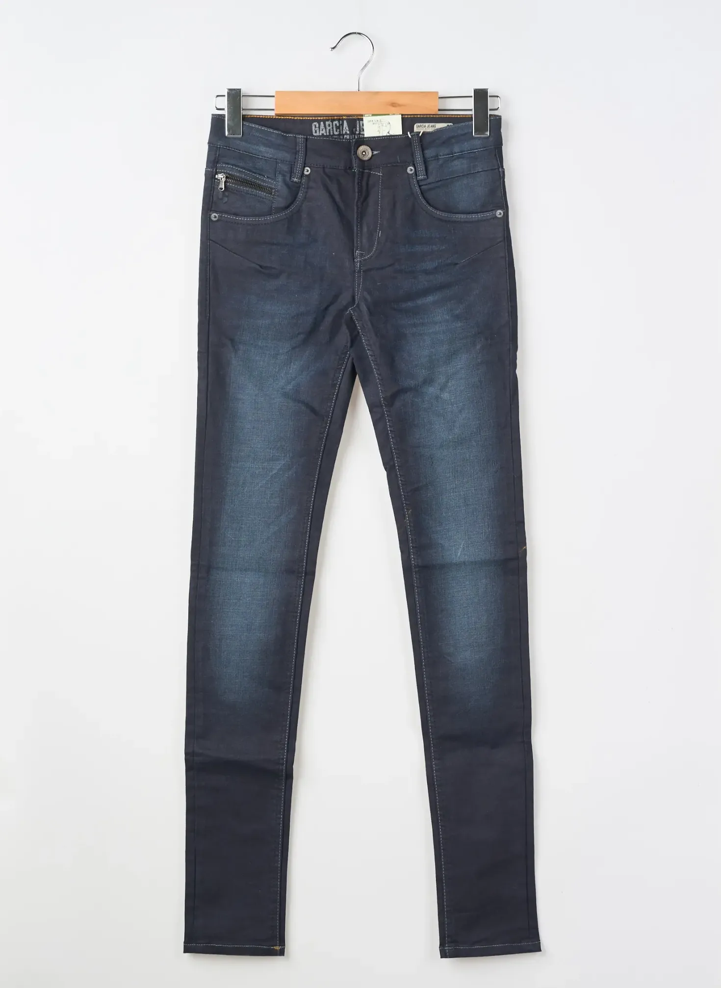 Jeans Coupe Slim Garcia Bleu
