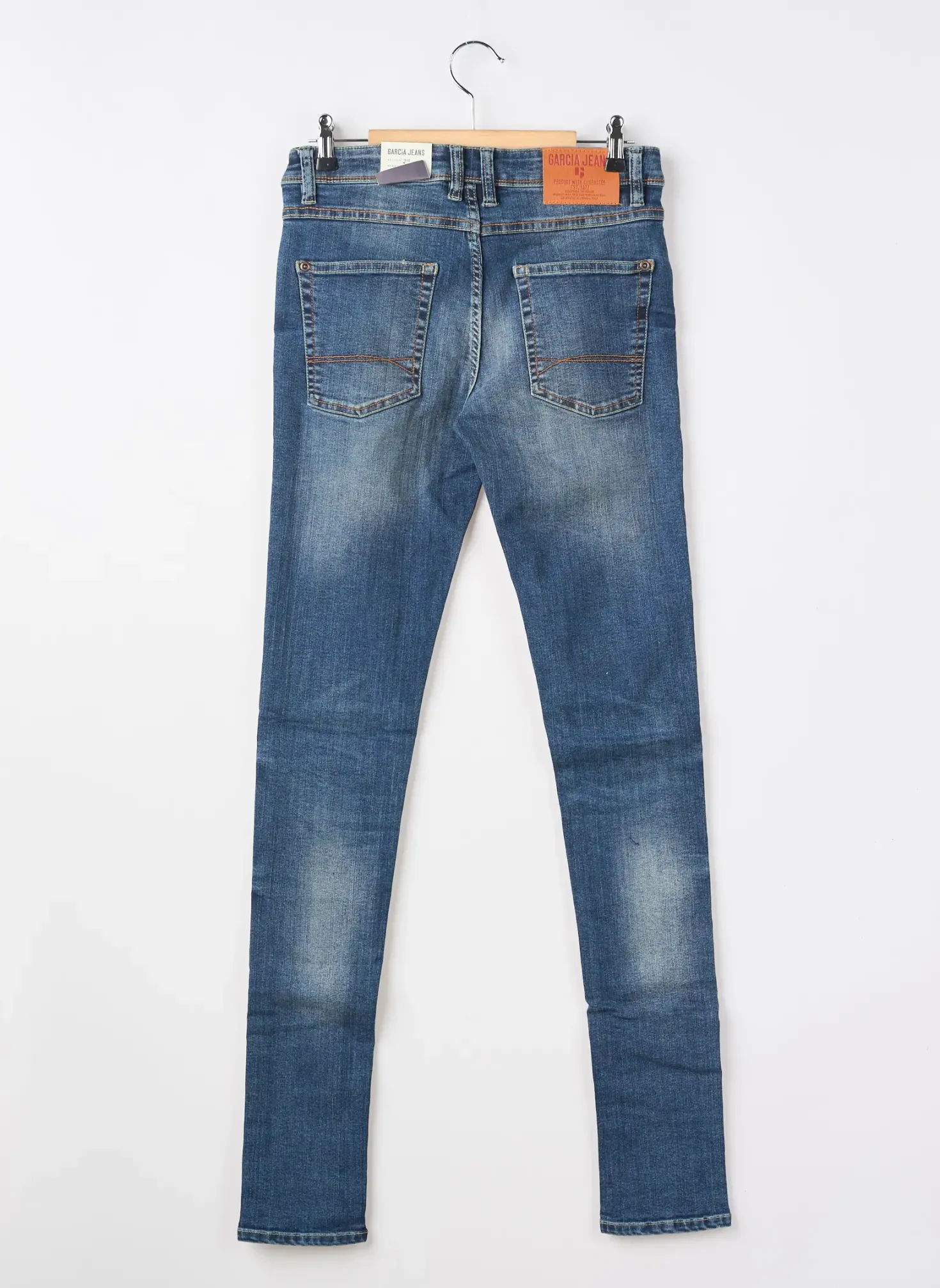 Jeans Coupe Slim Garcia Bleu