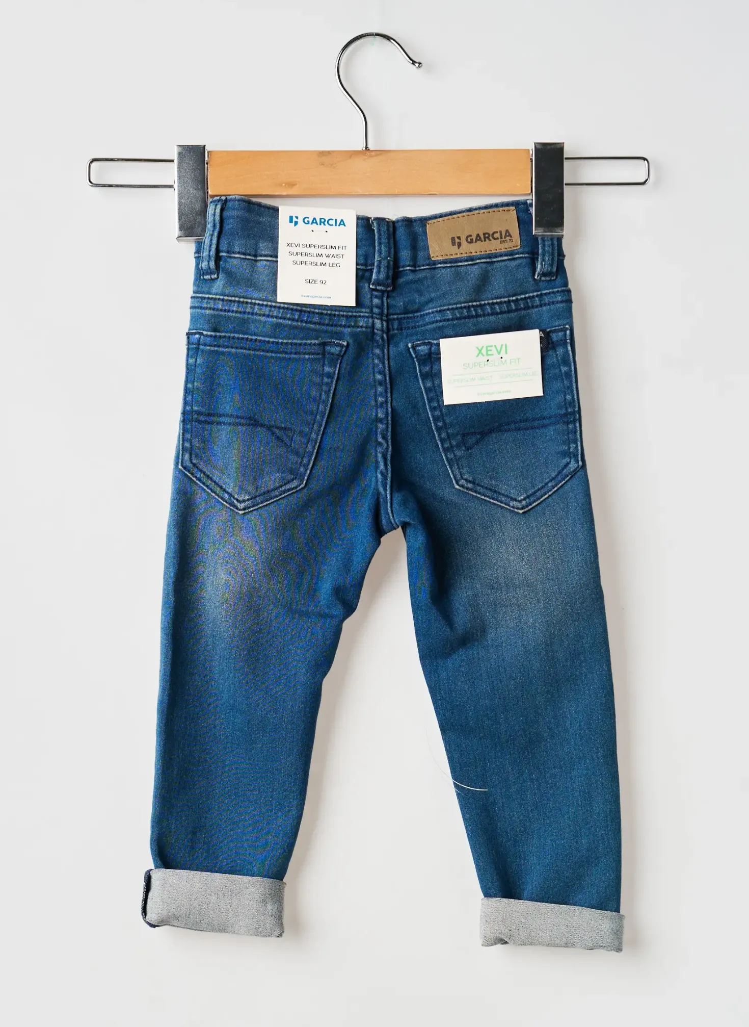 Jeans Coupe Slim Garcia Bleu