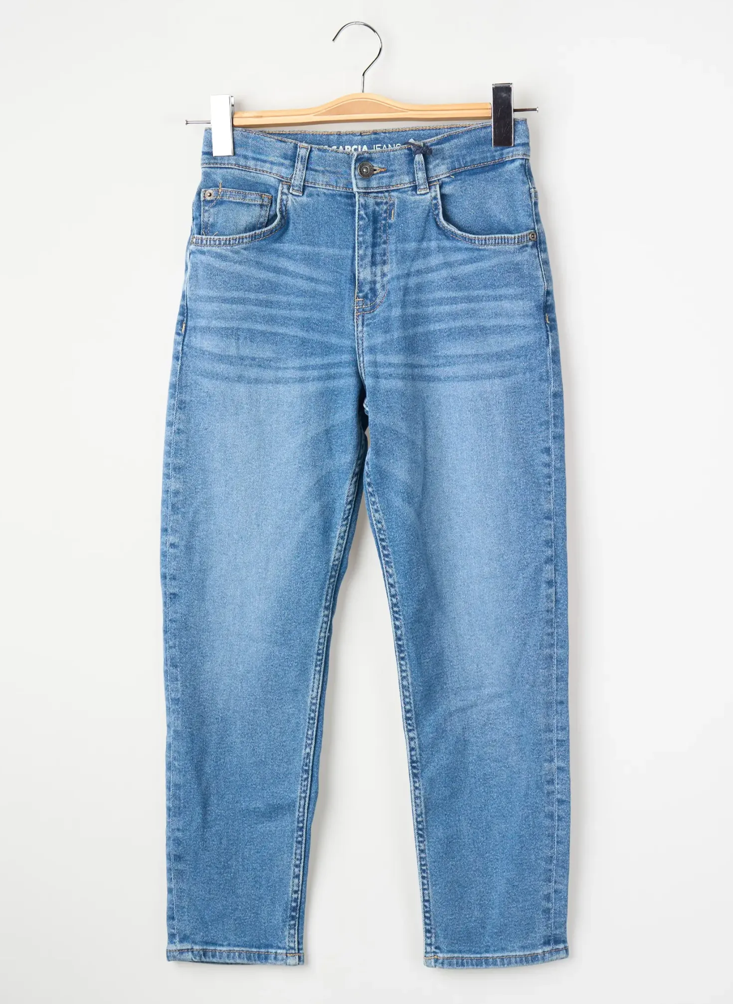 Jeans Coupe Slim Garcia Bleu