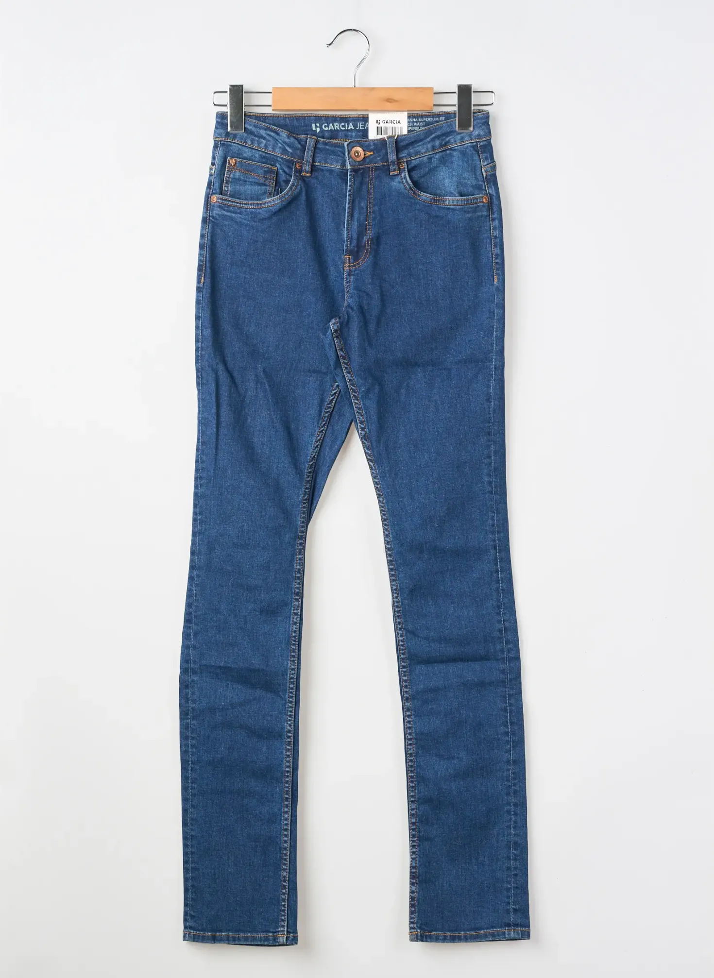 Jeans Coupe Slim Garcia Bleu