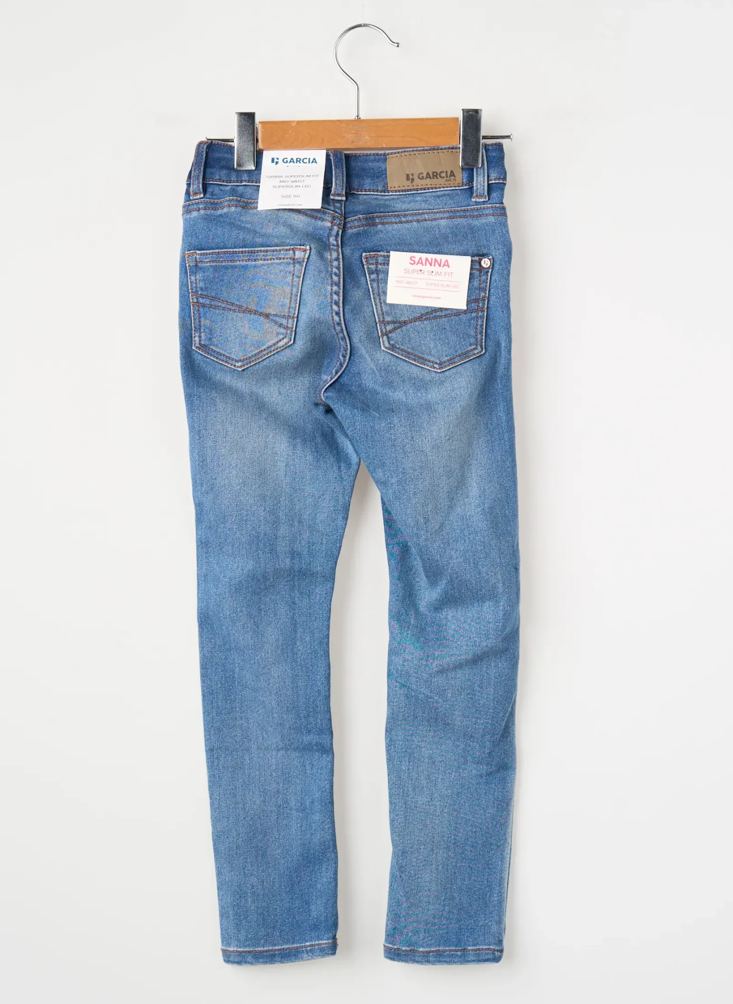 Jeans Coupe Slim Garcia Bleu