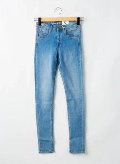 Jeans Coupe Slim Garcia Bleu Taille Ajustable
