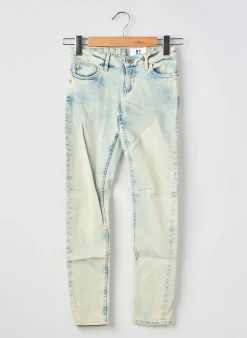 Jeans Coupe Slim Garcia Bleu Taille Ajustable