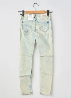 Jeans Coupe Slim Garcia Bleu Taille Ajustable