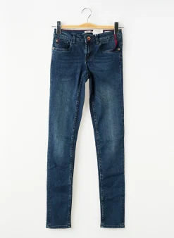 Jeans Coupe Slim Garcia Bleu Taille Ajustable