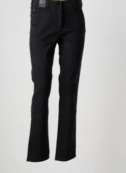 Jeans Coupe Slim Gerke My Pants Noir Taille Haute