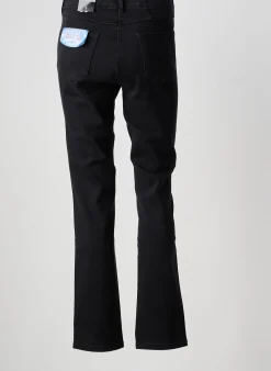 Jeans Coupe Slim Gerke My Pants Noir Taille Haute