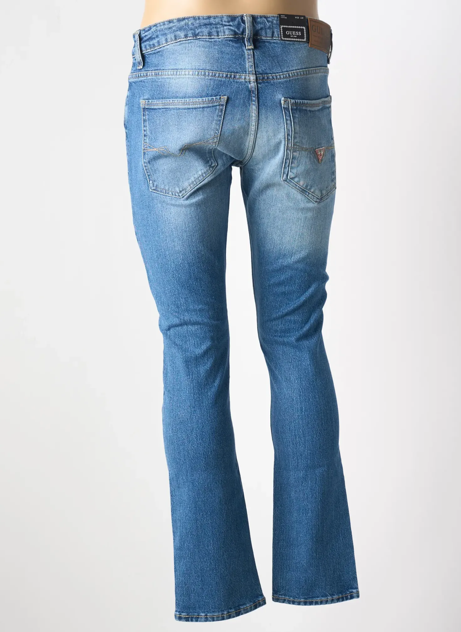 Jeans Coupe Slim Guess Bleu