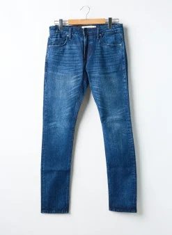 Jeans Coupe Slim Guess Bleu Taille Normale