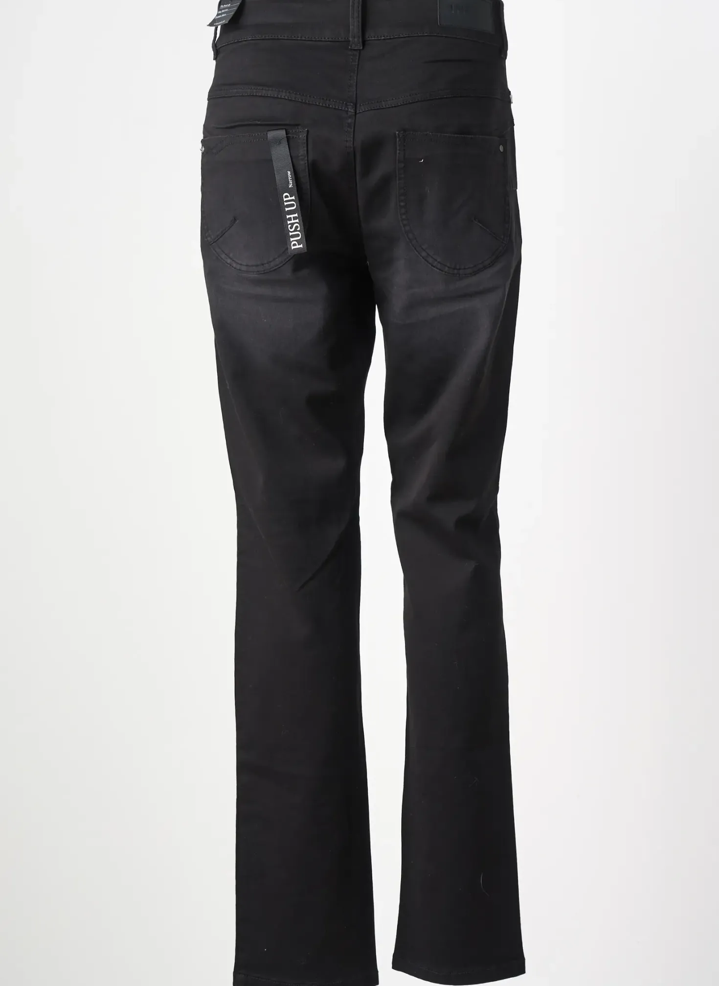 Jeans Coupe Slim Imitz Noir Taille Normale