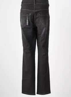 Jeans Coupe Slim Imitz Noir Taille Normale