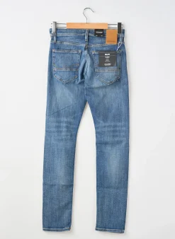Jeans Coupe Slim Jack & Jones Bleu Taille Normale