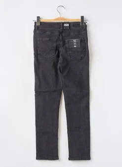 Jeans Coupe Slim Jack & Jones Noir Taille Ajustable