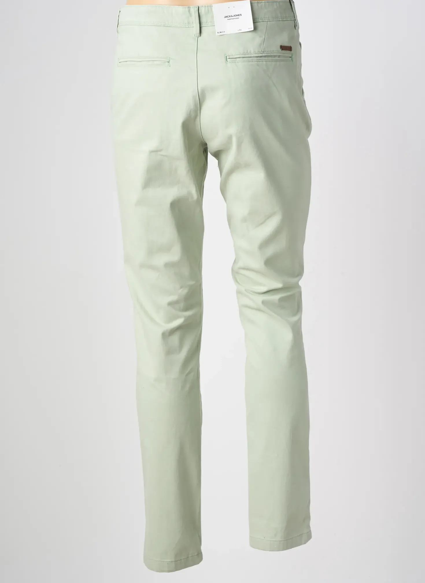 Jeans Coupe Slim Jack & Jones Vert Taille Normale