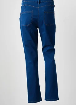 Jeans Coupe Slim Julie Guerlande Bleu Taille Normale