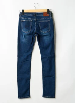 Jeans Coupe Slim Kaporal Bleu Taille Ajustable