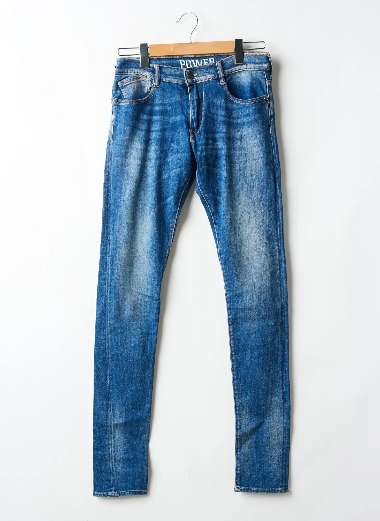 Jeans Coupe Slim Le Temps Des Cerises Bleu