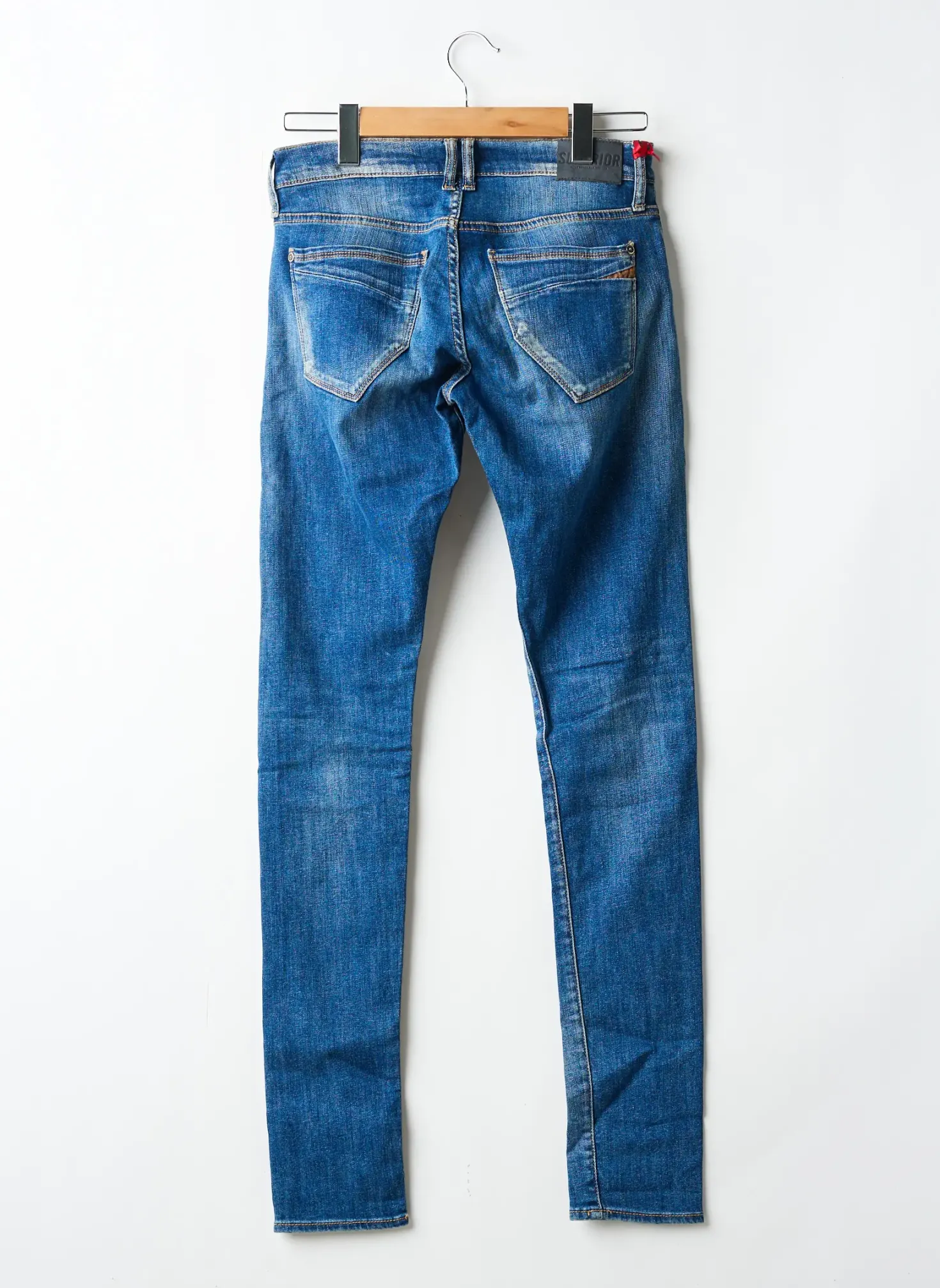 Jeans Coupe Slim Le Temps Des Cerises Bleu