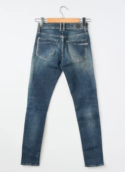 Jeans Coupe Slim Le Temps Des Cerises Bleu