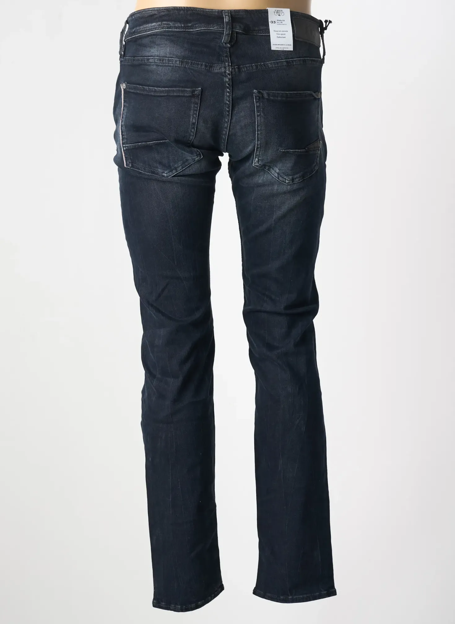 Jeans Coupe Slim Le Temps Des Cerises Noir Taille Normale