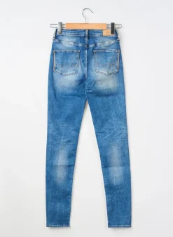 Jeans Coupe Slim Le Temps Des Cerises Bleu