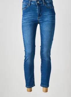 Jeans Coupe Slim Liu Jo Bleu Taille Normale