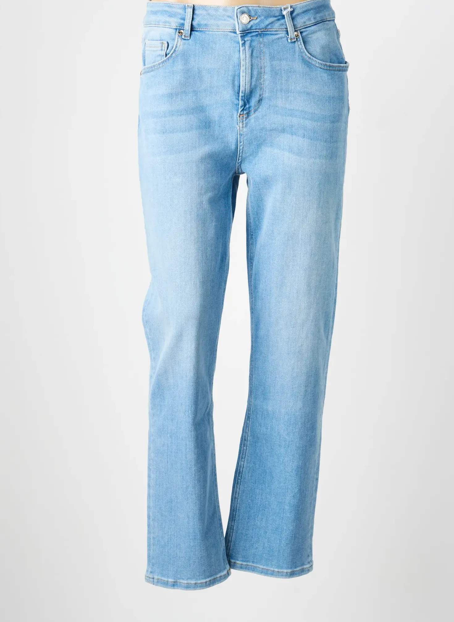 Jeans Coupe Slim Liu Jo Bleu Taille Normale