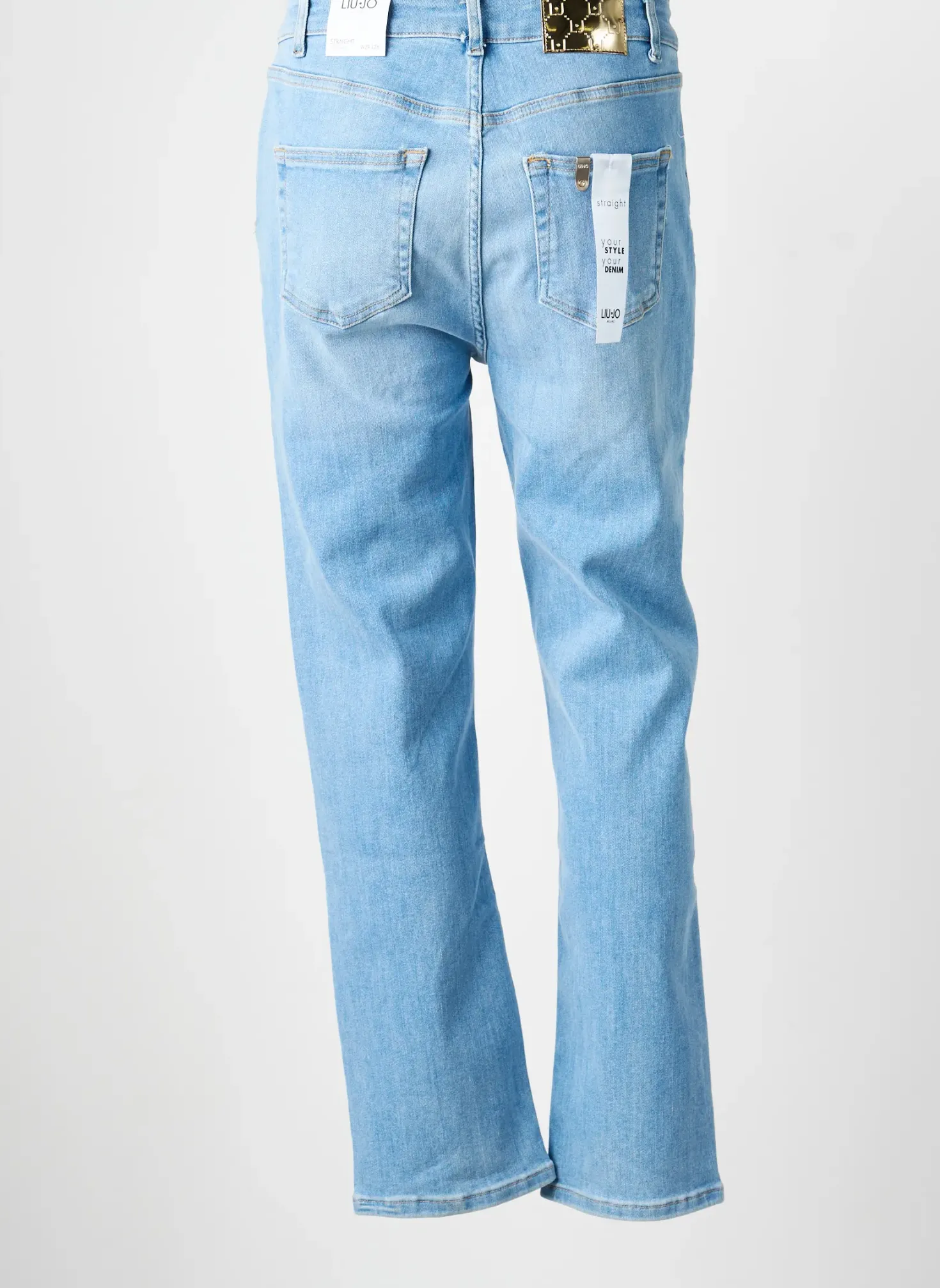 Jeans Coupe Slim Liu Jo Bleu Taille Normale
