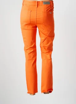 Jeans Coupe Slim Lpb Les Petites Bombes Orange Taille Normale