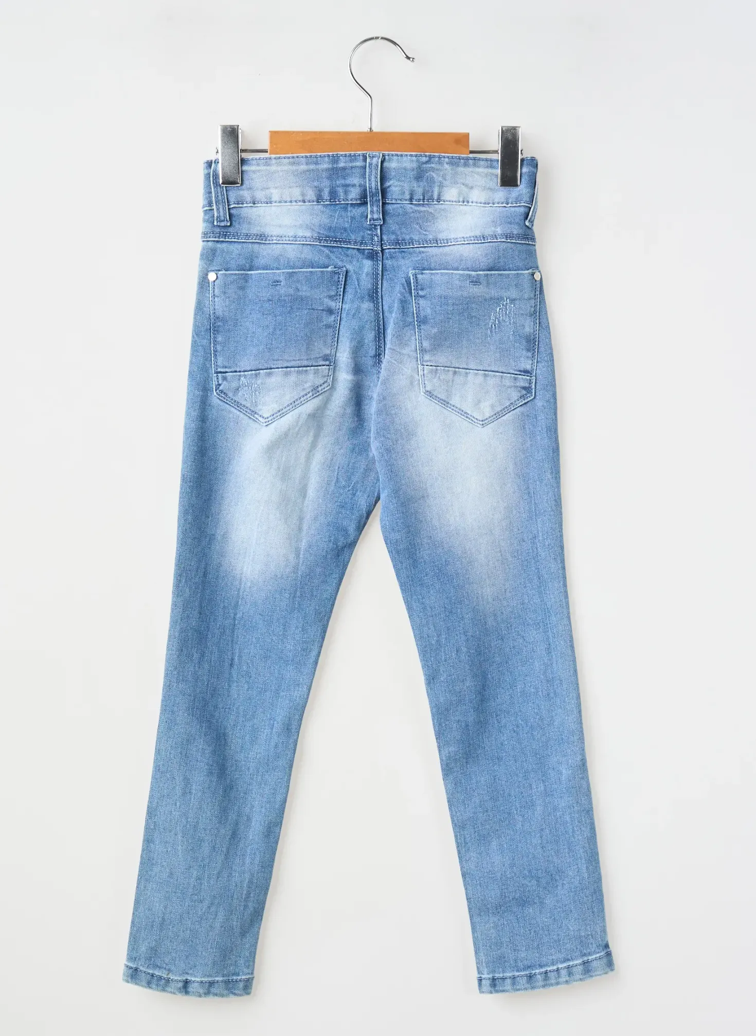 Jeans Coupe Slim Magic Girl Bleu Taille Ajustable