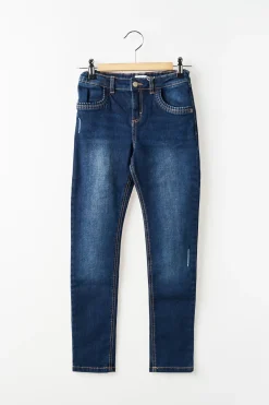 Jeans Coupe Slim Mayoral Bleu Taille Ajustable