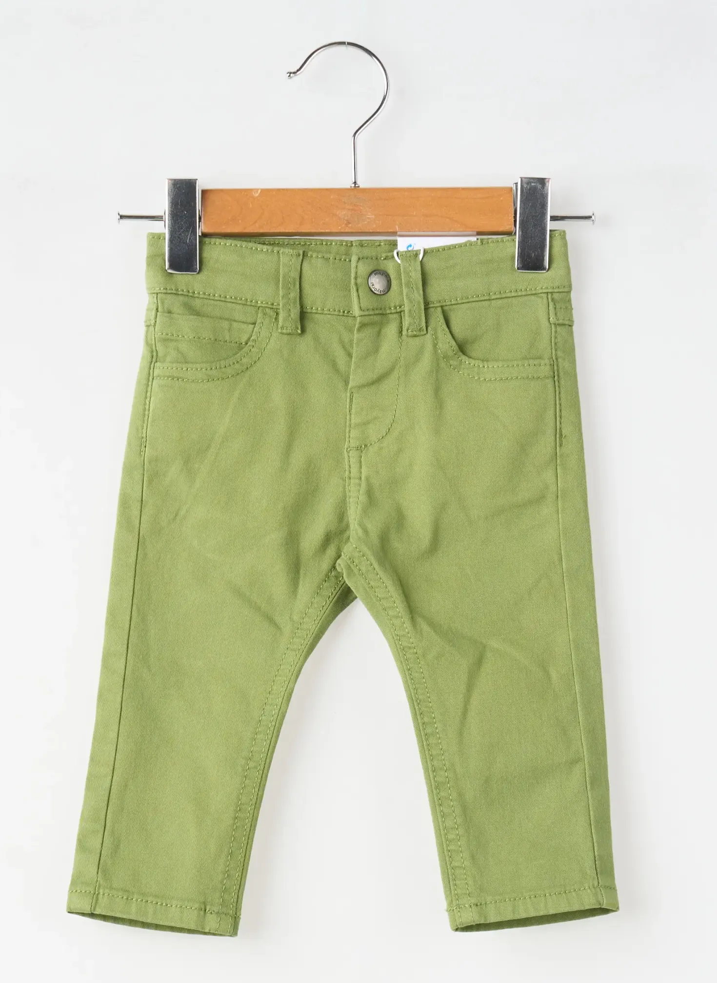Jeans Coupe Slim Mayoral Vert Taille Ajustable