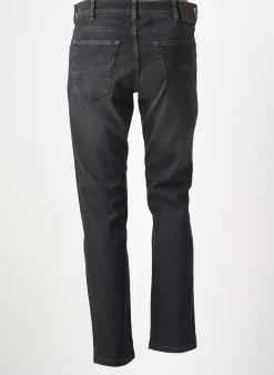 Jeans Coupe Slim Mmx Noir Taille Normale