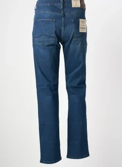 Jeans Coupe Slim Mustang Bleu Taille Normale