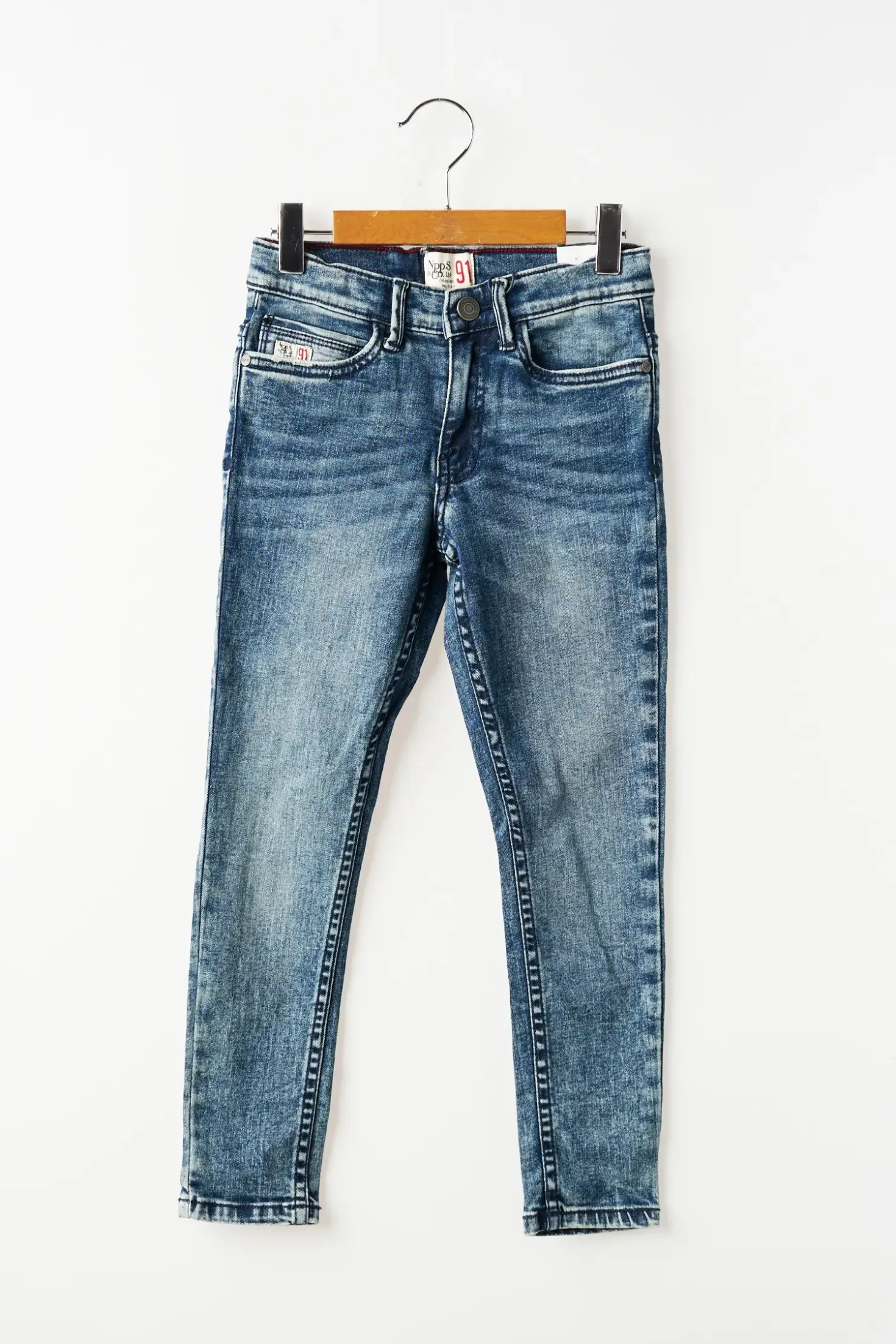 Jeans Coupe Slim Noppies Bleu