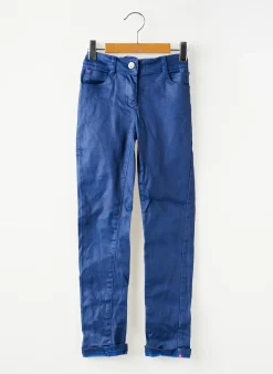 Jeans Coupe Slim Orchestra Bleu Taille Ajustable