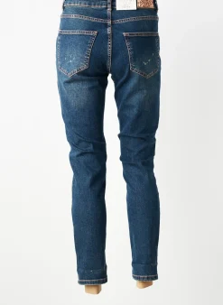 Jeans Coupe Slim Para Mi Bleu Taille Normale