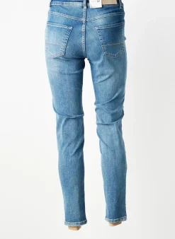 Jeans Coupe Slim Para Mi Bleu Taille Normale