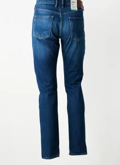 Jeans Coupe Slim Pepe Jeans Bleu Taille Normale