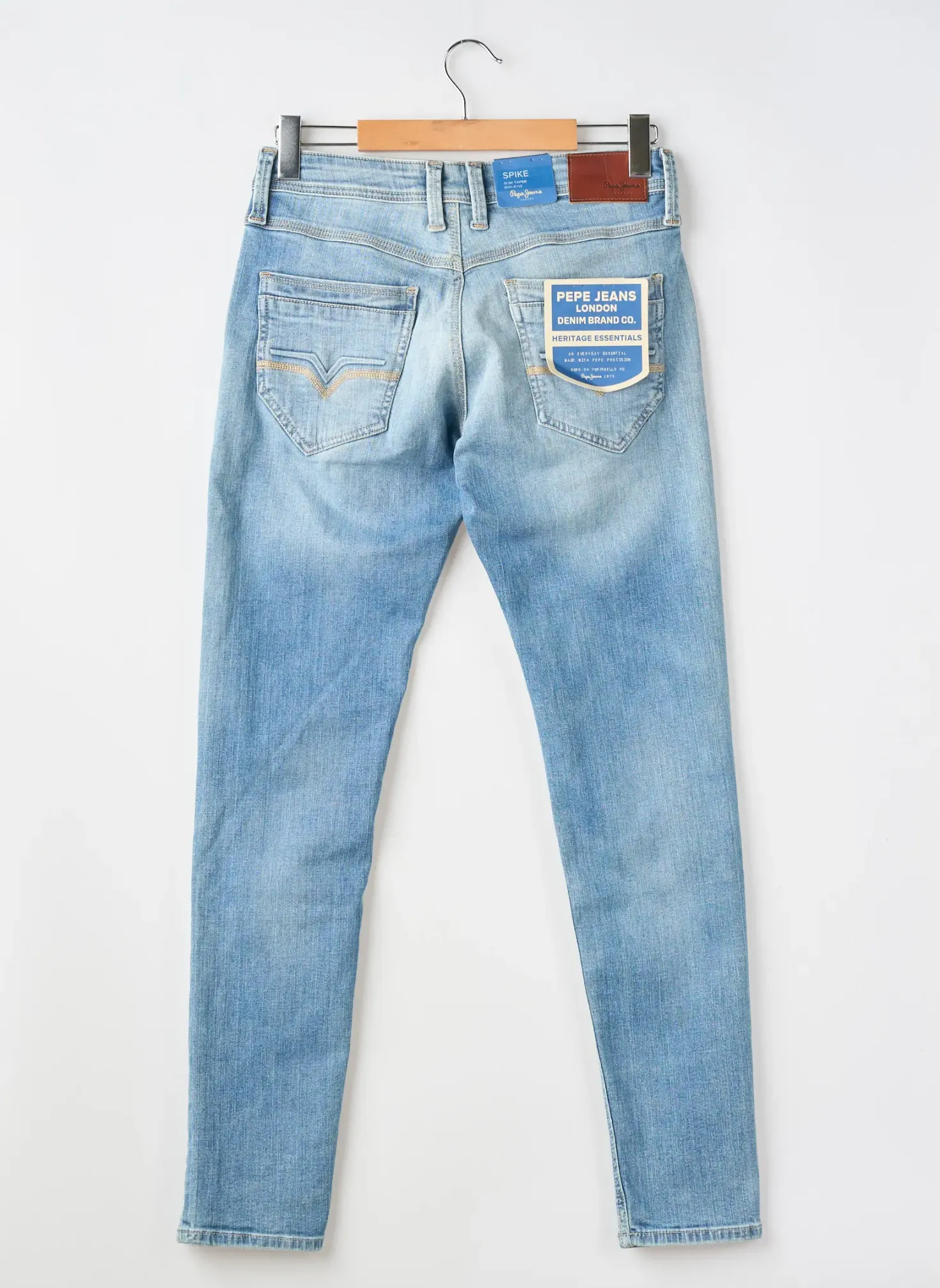 Jeans Coupe Slim Pepe Jeans Bleu Taille Normale