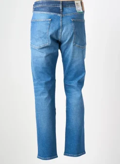 Jeans Coupe Slim Pepe Jeans Bleu Taille Normale