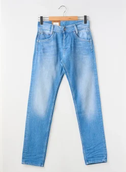 Jeans Coupe Slim Pepe Jeans Bleu Taille Normale